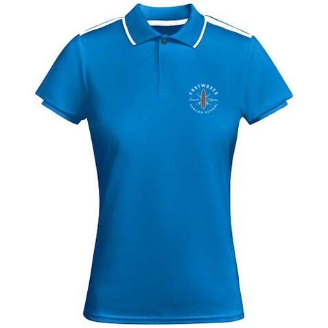 Tamil Sport Poloshirt für Damen, royalblau, weiss bedrucken, Art.-Nr. R04098C1