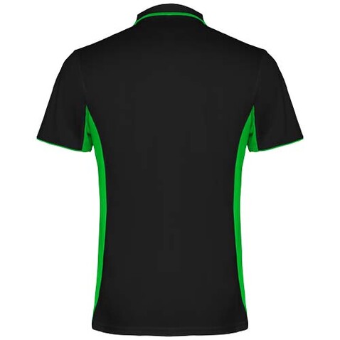 Montmelo Sport Poloshirt Unisex, schwarz, limone bedrucken, Art.-Nr. R04218P5