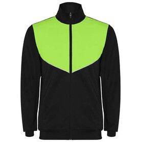 Evans Trainingsanzug Unisex, schwarz, limone bedrucken, Art.-Nr. R64028P1