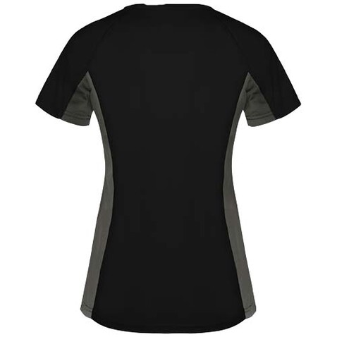 Shanghai Sport T-Shirt für Damen, schwarz, Dark Lead bedrucken, Art.-Nr. R66489E5