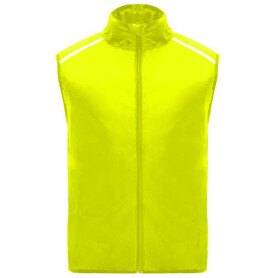 Jannu leichte Laufweste Unisex, Fluor Yellow bedrucken, Art.-Nr. R66841C0