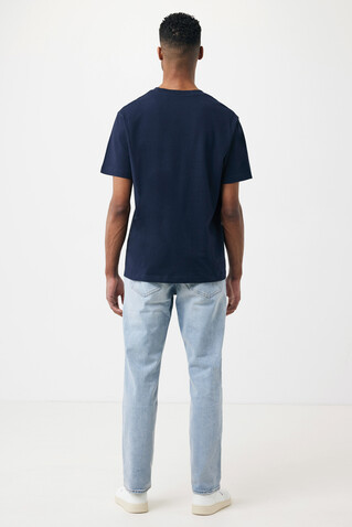Iqoniq Teide T-Shirt aus recycelter Baumwolle navy blau bedrucken, Art.-Nr. T9105.002.XS