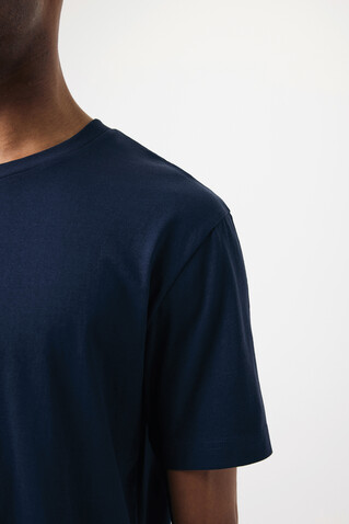 Iqoniq Teide T-Shirt aus recycelter Baumwolle navy blau bedrucken, Art.-Nr. T9105.002.XS