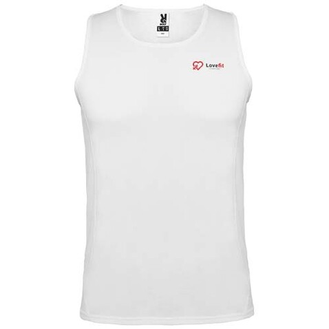 Andre Sport Top für Kinder, weiss bedrucken, Art.-Nr. K03501ZC