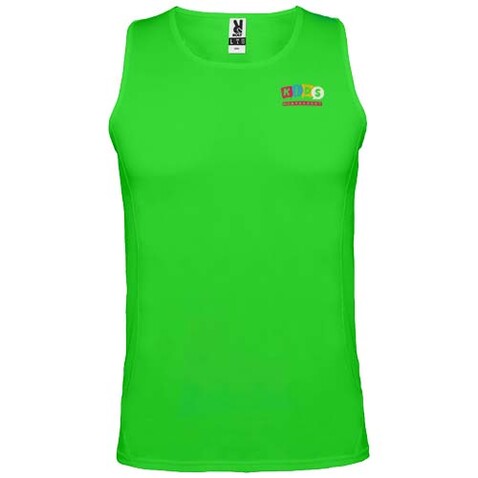 Andre Sport Top für Kinder, limone bedrucken, Art.-Nr. K03502XG
