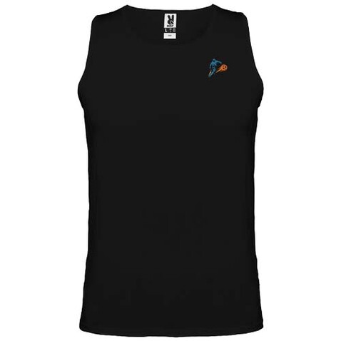 Andre Sport Top für Kinder, schwarz bedrucken, Art.-Nr. K03503OG