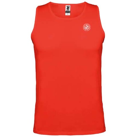 Andre Sport Top für Kinder, rot bedrucken, Art.-Nr. K03504IL
