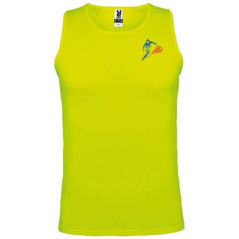 Andre Sport Top für Herren, Fluor Yellow bedrucken, Art.-Nr. R03501C1