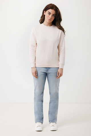 Iqoniq Etosha Lightweight Sweater aus recycelter Baumwolle cloud pink bedrucken, Art.-Nr. T9303.039.XXXL