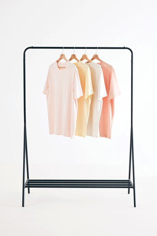 Iqoniq Sierra Lightweight T-Shirt aus recycelter Baumwolle cloud pink bedrucken, Art.-Nr. T9104.039.XS