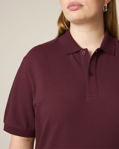 Prepster 2.0 - Das Unisex-Polo - Burgundy - S bedrucken, Art.-Nr. STPU222C2441S