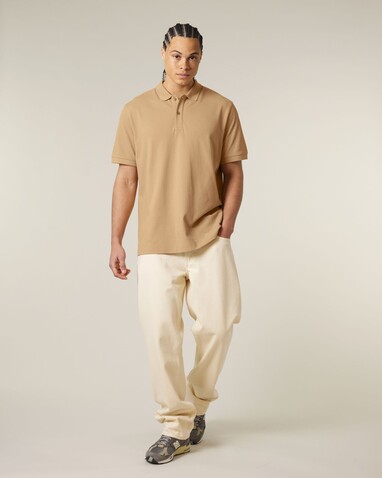 Prepster 2.0 - Das Unisex-Polo - Latte - L bedrucken, Art.-Nr. STPU222C1121L