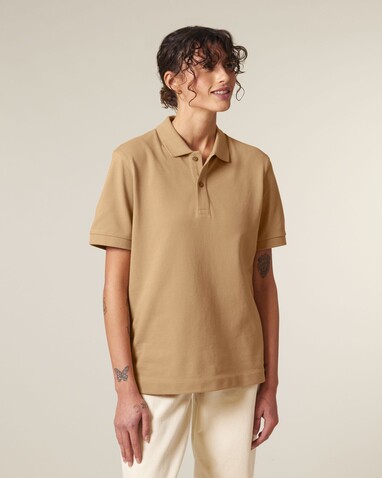 Prepster 2.0 - Das Unisex-Polo - Latte - L bedrucken, Art.-Nr. STPU222C1121L