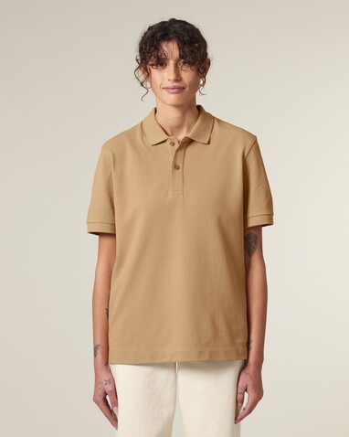 Prepster 2.0 - Das Unisex-Polo - Latte - L bedrucken, Art.-Nr. STPU222C1121L