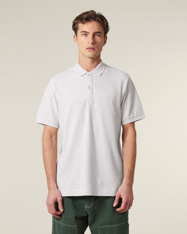 Prepster 2.0 - Das Unisex-Polo - Cool Heather Grey - XXL bedrucken, Art.-Nr. STPU222C1462X Prepster 2.0 - Das Unisex-Polo - Cool Heather Grey - XXL bedrucken, Art.-Nr. STPU222C1462X