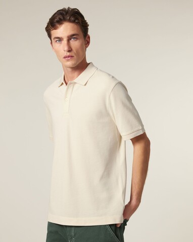 Prepster 2.0 - Das Unisex-Polo - Natural Raw - 5XL bedrucken, Art.-Nr. STPU222C0545X