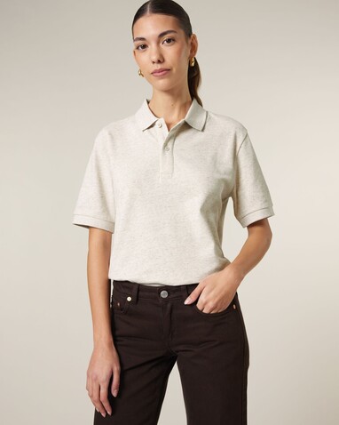 Prepster 2.0 - Das Unisex-Polo - Eco Heather - XXL bedrucken, Art.-Nr. STPU222C1472X