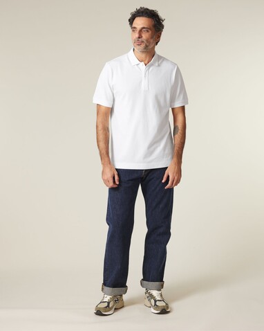 Prepster 2.0 - Das Unisex-Polo - White - L bedrucken, Art.-Nr. STPU222C0011L