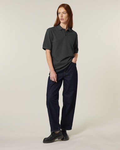 Prepster 2.0 - Das Unisex-Polo - Dark Heather Grey - S bedrucken, Art.-Nr. STPU222C6511S Prepster 2.0 - Das Unisex-Polo - Dark Heather Grey - S bedrucken, Art.-Nr. STPU222C6511S