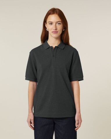Prepster 2.0 - Das Unisex-Polo - Dark Heather Grey - L bedrucken, Art.-Nr. STPU222C6511L Prepster 2.0 - Das Unisex-Polo - Dark Heather Grey - L bedrucken, Art.-Nr. STPU222C6511L
