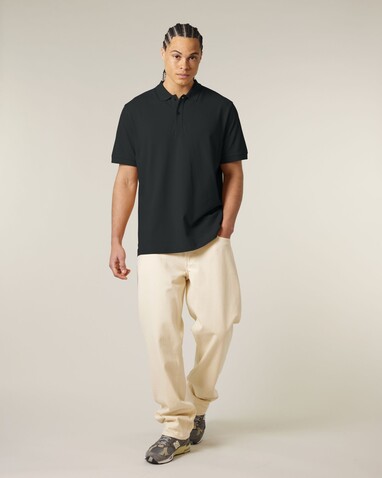 Prepster 2.0 - Das Unisex-Polo - Black - 5XL bedrucken, Art.-Nr. STPU222C0025X