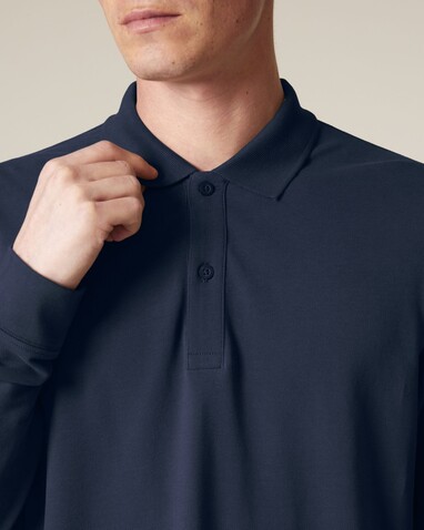 Prepster 2.0 Long Sleeve - Das Langarm-Unisex-Polo - French Navy - XL bedrucken, Art.-Nr. STPU223C7271X Prepster 2.0 Long Sleeve - Das Langarm-Unisex-Polo - French Navy - XL bedrucken, Art.-Nr. STPU223C7271X