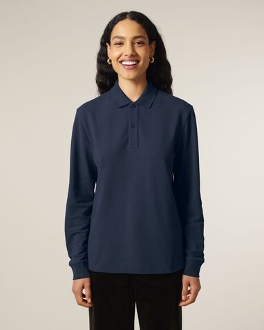 Prepster 2.0 Long Sleeve - Das Langarm-Unisex-Polo - French Navy - XL bedrucken, Art.-Nr. STPU223C7271X Prepster 2.0 Long Sleeve - Das Langarm-Unisex-Polo - French Navy - XL bedrucken, Art.-Nr. STPU223C7271X