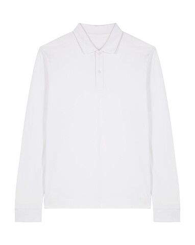 Prepster 2.0 Long Sleeve - Das Langarm-Unisex-Polo - White - S bedrucken, Art.-Nr. STPU223C0011S Prepster 2.0 Long Sleeve - Das Langarm-Unisex-Polo - White - S bedrucken, Art.-Nr. STPU223C0011S