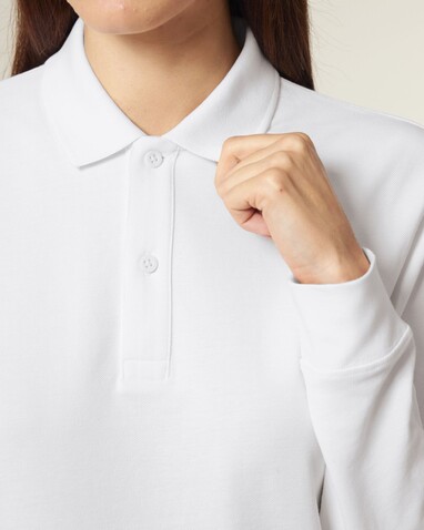 Prepster 2.0 Long Sleeve - Das Langarm-Unisex-Polo - White - L bedrucken, Art.-Nr. STPU223C0011L Prepster 2.0 Long Sleeve - Das Langarm-Unisex-Polo - White - L bedrucken, Art.-Nr. STPU223C0011L
