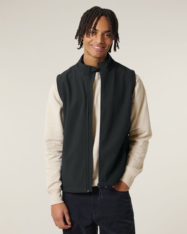 Stanley Trail Blazer - Die Herren-Softshellweste - Black - 3XL bedrucken, Art.-Nr. STJM235C0023X
