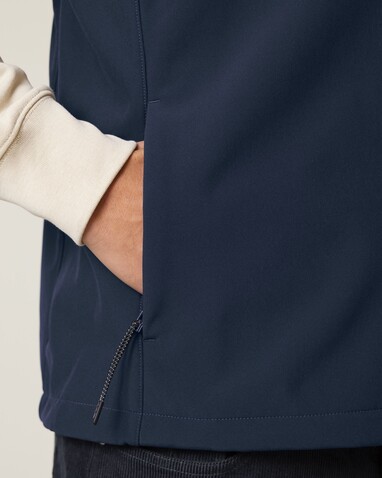 Stanley Trail Blazer - Die Herren-Softshellweste - French Navy - S bedrucken, Art.-Nr. STJM235C7271S