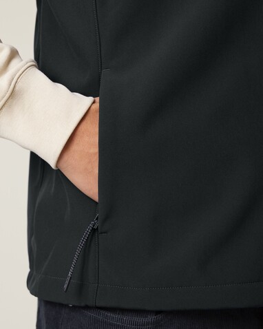 Stanley Trail Blazer - Die Herren-Softshellweste - Black - 3XL bedrucken, Art.-Nr. STJM235C0023X