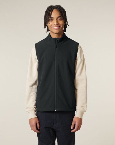 Stanley Trail Blazer - Die Herren-Softshellweste - Black - S bedrucken, Art.-Nr. STJM235C0021S
