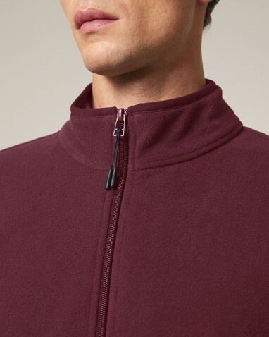 Stanley Guider - Die Herren-Fleecejacke - Burgundy - S bedrucken, Art.-Nr. STJM238C2441S
