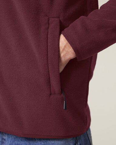 Stanley Guider - Die Herren-Fleecejacke - Burgundy - L bedrucken, Art.-Nr. STJM238C2441L