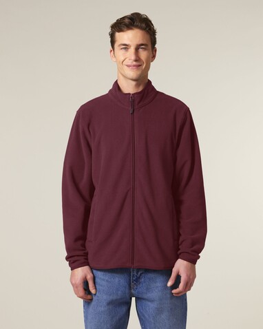 Stanley Guider - Die Herren-Fleecejacke - Burgundy - S bedrucken, Art.-Nr. STJM238C2441S