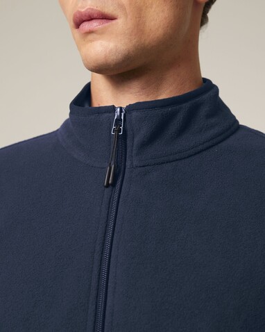Stanley Guider - Die Herren-Fleecejacke - French Navy - M bedrucken, Art.-Nr. STJM238C7271M