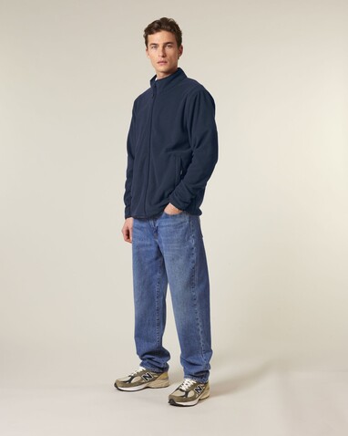 Stanley Guider - Die Herren-Fleecejacke - French Navy - 3XL bedrucken, Art.-Nr. STJM238C7273X