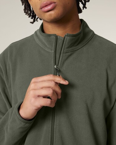 Stanley Guider - Die Herren-Fleecejacke - Khaki - S bedrucken, Art.-Nr. STJM238C2231S