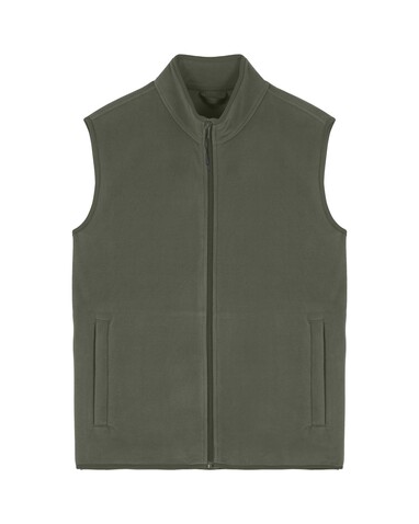 Stanley Quester - Die Herren-Fleeceweste - Khaki - XL bedrucken, Art.-Nr. STJM240C2231X