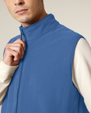 Stanley Quester - Die Herren-Fleeceweste - Mindful Blue - 3XL bedrucken, Art.-Nr. STJM240C7293X