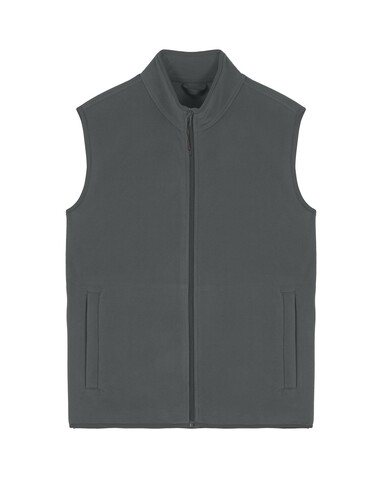 Stanley Quester - Die Herren-Fleeceweste - Anthracite - XXL bedrucken, Art.-Nr. STJM240C2532X