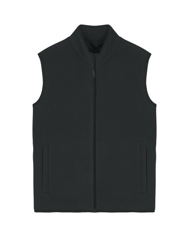 Stanley Quester - Die Herren-Fleeceweste - Black - XL bedrucken, Art.-Nr. STJM240C0021X