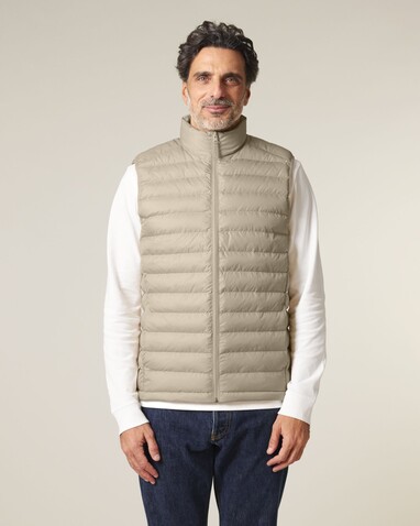 Stanley Climber - Herren-Steppweste - Desert Dust - L bedrucken, Art.-Nr. STJM836C0281L
