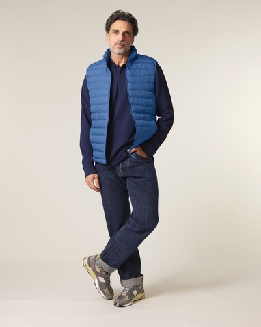 Stanley Climber - Herren-Steppweste - Mindful Blue - XL bedrucken, Art.-Nr. STJM836C7291X