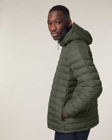 Stanley Voyager - Wattierte Herren Steppjacke - Khaki - M bedrucken, Art.-Nr. STJM837C2231M