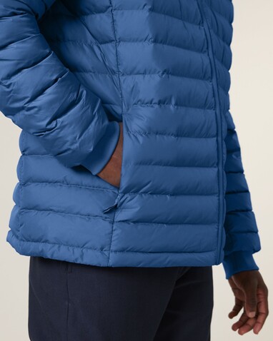 Stanley Voyager - Wattierte Herren Steppjacke - Mindful Blue - XXL bedrucken, Art.-Nr. STJM837C7292X