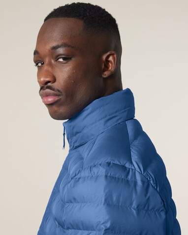 Stanley Voyager - Wattierte Herren Steppjacke - Mindful Blue - XXL bedrucken, Art.-Nr. STJM837C7292X