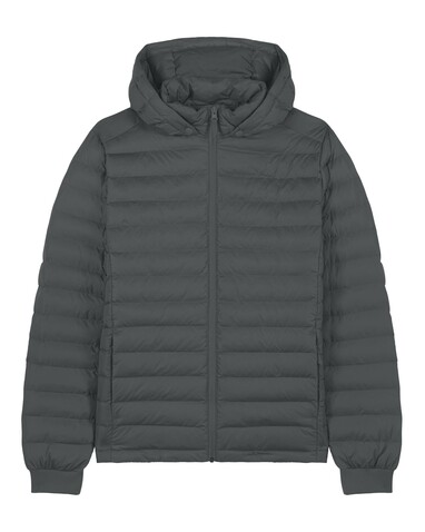 Stanley Voyager - Wattierte Herren Steppjacke - Anthracite - L bedrucken, Art.-Nr. STJM837C2531L