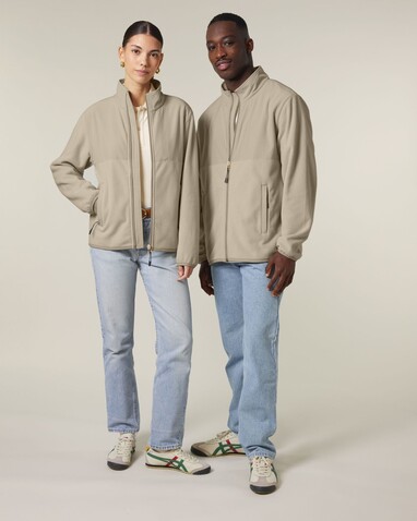 Trekker - Die Unisex-Fleecejacke - Desert Dust - XL bedrucken, Art.-Nr. STJU242C0281X